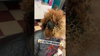 20Min ⏱️Mohawk HairStyle #beautyjunkies #beauty #hair #blackhair #louisville #kentucky #mohawks