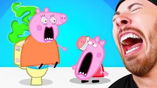 Peppa Pig FUNNIEST Try Not To Laugh Challenge?! (Funny Animation)