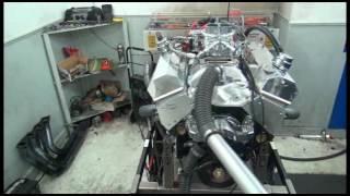 SBC 488HP 383 STROKER ENGINE DYNO FOR DAVE SMART BY WHITE PERFORMANCE AND MACHINE