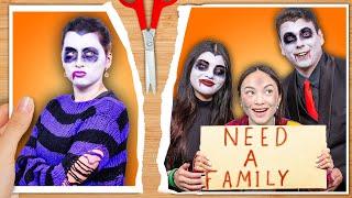 I GOT ADOPTED BY VAMPIRE FAMILY | NEW LIFE OF POOR GIRL IN RICH FAMILY BY CRAFTY HACKS PLUS