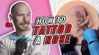 How to Tattoo a Rose | Tattoo Tutorial | Pony Lawson