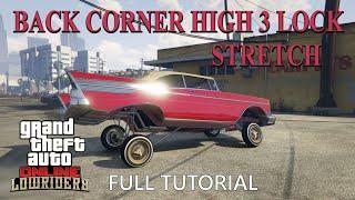 Gta5 Online Lowrider 3 Lock Stretch HIGH LOCK! How To Use Hydraulics 3 Wheel   GTAV Gta San Andreas