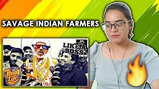 FARMERS THUG LIFE REACTION || Kisaan Ekta Morcha || Dank Farmers || Being Honest || Neha M. ||