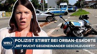 STUTTGART: Polizist stirbt bei Orban-Eskorte nach EM-Spiel - Seniorin übersieht Polizeiabsperrung