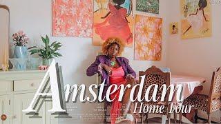 AMSTERDAM APARTMENT TOUR I Exploring Michelle’s Eclectic Home Decor & Colorful Apartment Tour