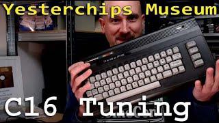 Commodore C16 - TUNING - JiffyDOS und 64K RAM - Hardwarespende - Yesterchops Museum Haingrund