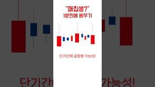 #매집봉 1분안에 베우기 #주식꿀팁 #주식공부