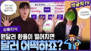  환율 떨어지면 달러 어떻게 해야 하나요? | 달러투자방법 | ETF