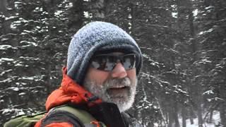 Backcountry skiing at INSTAAR and Sourdough Trail in Boulder County, Colorado