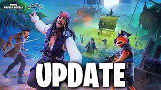 FORTNITE X PIRATES OF THE CARIBBEAN UPDATE Countdown + Gameplay