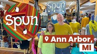 everyone's welcome here  - Spun Ann Arbor Yarn Store Tour in Ann Arbor, MI #unitedskeinsofamerica