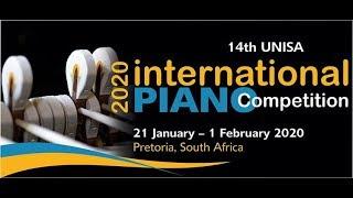 14th Unisa International Piano competition Jazz category  Round 1 Session 3