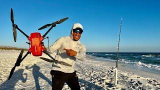 IF YOU WANT TO FIGHT GIANT BEACH FISH USE THIS DRONE!