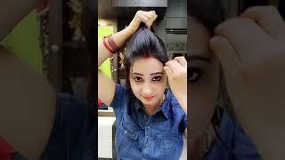 ponytail hairstyle for girls#goviral #shorts #youtubeshorts #sangeeta singh hairstyles