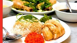 UNIQUE Hainanese Chicken Rice + Cutting Chicken With Scissors