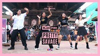 CELESTIAL | KFN BUSKING | BLACKPINK - (블랙핑크) PRETTY SAVAGE | KFN 2022