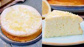 Ricotta and lemon cake without flour: soft, creamy and very quick to prepare.