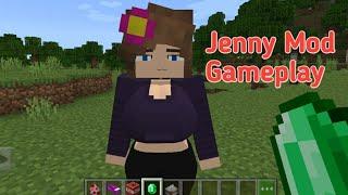 Minecraft Jenny Mod gameplay | Barbarian Gaming