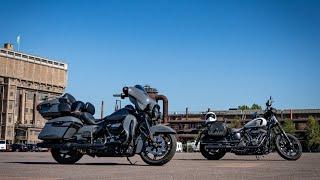 Mit der Harley im Saarland