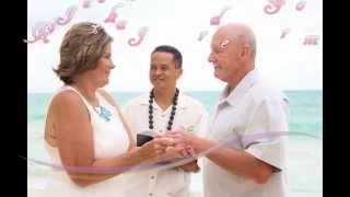 Wedding sample lei ceremony.  hawaii-wedding-minister.com