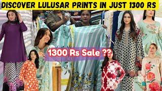 Discover Lulusar New Prints In just 1300 Rs | Lulusar Dupatta Prints | Qurtuba Market Shopping