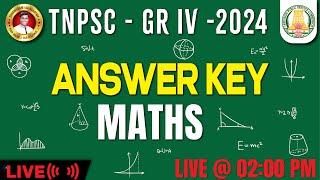 TNPSC Gr.IV - 2024 / ANSWER KEY DISCUSSION SHANMUGAM IAS ACADEMY