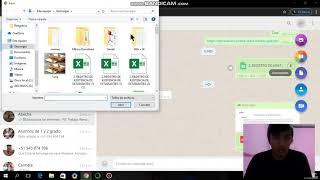 Como enviar documentos por Whatsapp web