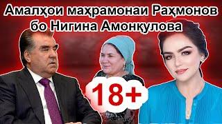 Амали маҳрамонаи Эмомалӣ Раҳмон бо Нигина Амонкулова 18+