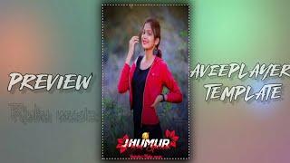 New aveeplayer template//new Trending status video editing jhumar status how edit in aveeplayer