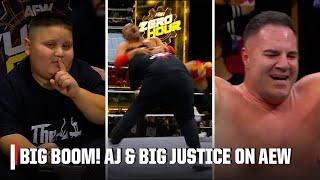 Big Boom! AJ & Big Justice defeat QT Marshall on AEW Zero Hour  | AEW on ESPN