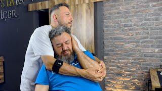 AGGRESSIVE BODY MASSAGE BY TURKISH BARBER