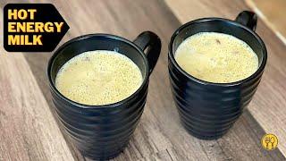 Winter Special Hot Energy Milk | Homemade Power Drink Recipe (Winter Drink)