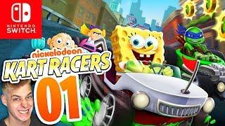 Mit SPONGEBOB & Co. auf die Rennpiste! Nickelodeon Kart Racers for Switch Part 1