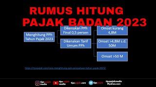 RUMUS HITUNG PAJAK PERUSAHAAN 2023