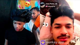 ME AND MY EXTREMELY FUNNY GAY FRIENDS TROLLING PEOPLE ON THE MONKEY APP ️‍(MUST WATCH BRO‍️)