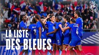 Les 30 Bleues retenues face au Nigeria et l'Espagne