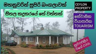 NO,,690 # මහනුවරින් සිිතල මිිදුමෙන් වැසෙන තැනකින් BUNGALOW එකක් තේ වත්තක් ලක්ෂ 475, සින්නක්කර