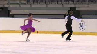 2015 ISU Junior Grand Prix Bratislava Short Dance Audrey CROTEAU-VILLENEUVE / Jeff HOUGH