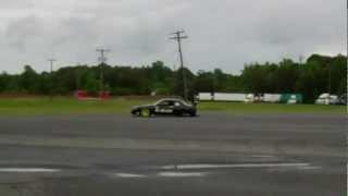 Drift Car Loses Wheel