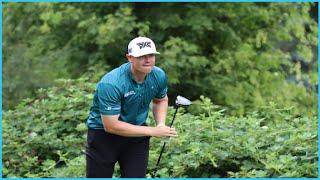 ️‍️PGA Tour golfer Patrick Fishburn holds slim lead in weather-delayed Utah Open️‍️