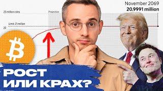 Что будет с курсом Bitcoin? Роль Трампа и Маска | Как купить или продать биткоин