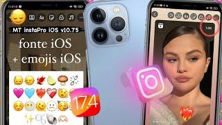 MT INSTAPRO IOS V10.75  FONTES IOS + EMOJIS + REPOST IOS | INSTAGRAM ESTILO IPHONE 2024 ️‍