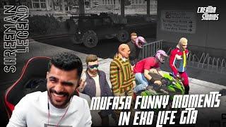 Shreeman Legend Mufasa Funny Moments In Exo Life #gta