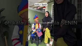perbedaan bahasa malaysia indonesia #comedy #shorts #bahasa