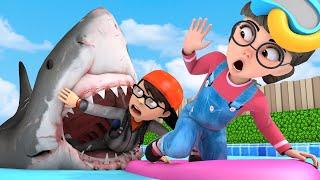 Scary Teacher 3D - Nick and Tani - Tani Troll Nick in pool - Scary Teacher 3D Animation