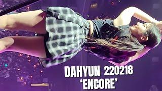 Dahyun - 220218 'Encore' TWICE 4th World Tour in Oakland (slow-focused fancam)