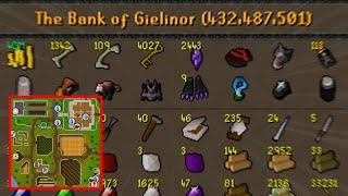 Bank summary after 6000+ hours of progress - Xtreme Onechunk Ironman