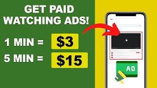 $600+ A Day Watching Ads | How To Make Money Online 2024