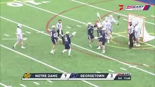 #2 Irish Roll In Win at #15 Hoyas | Highlights vs. Georgetown | Notre Dame Men's Lacrosse