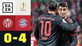 Cancelo direkt mit Traum-Assist! Bayern schießen Mainz ab: Mainz - FC Bayern 0:4 | DFB-Pokal | DAZN